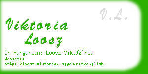 viktoria loosz business card